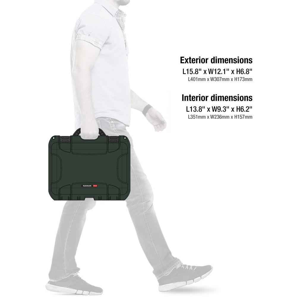 Nanuk 915 Waterproof Hard Case with Insert for DJI Mavic Air Fly More Combo