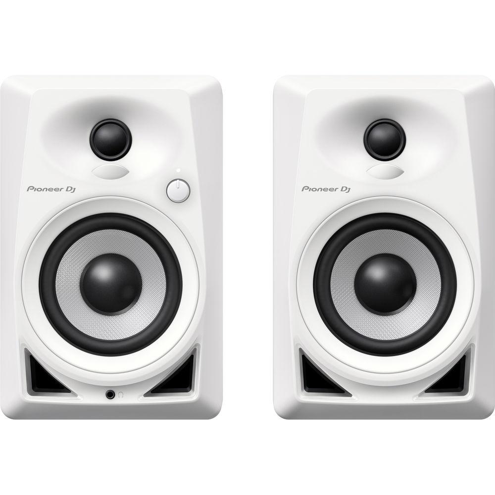 Pioneer DJ DM-40-W - 21W 4" Two-Way Active Monitor