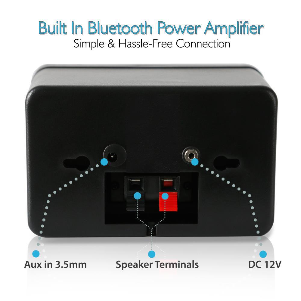 Pyle Pro 3.5 Bluetooth Home Speakers,3-Way Indoor Outdoor Waterproof Speaker System, 200 Watt