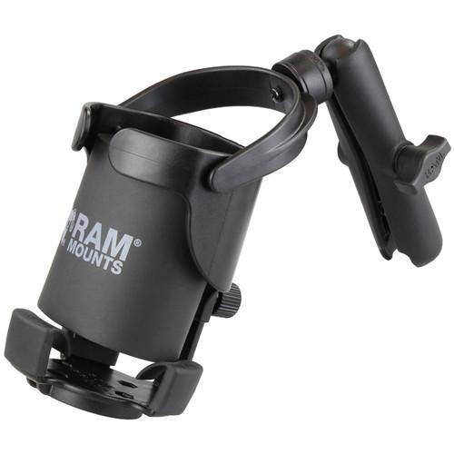 RAM MOUNTS RAM Level Cup XL with Long Double-Socket Arm