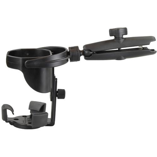 RAM MOUNTS RAM Level Cup XL with Long Double-Socket Arm