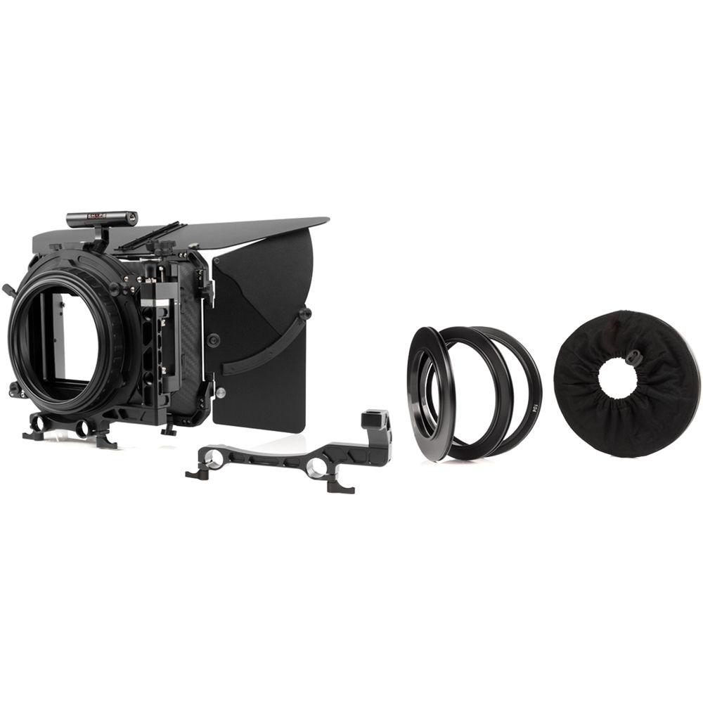 SHAPE 4 x 5.6 Carbon Fiber Swing-Away Matte Box Set with 15 19mm Rod Adapters
