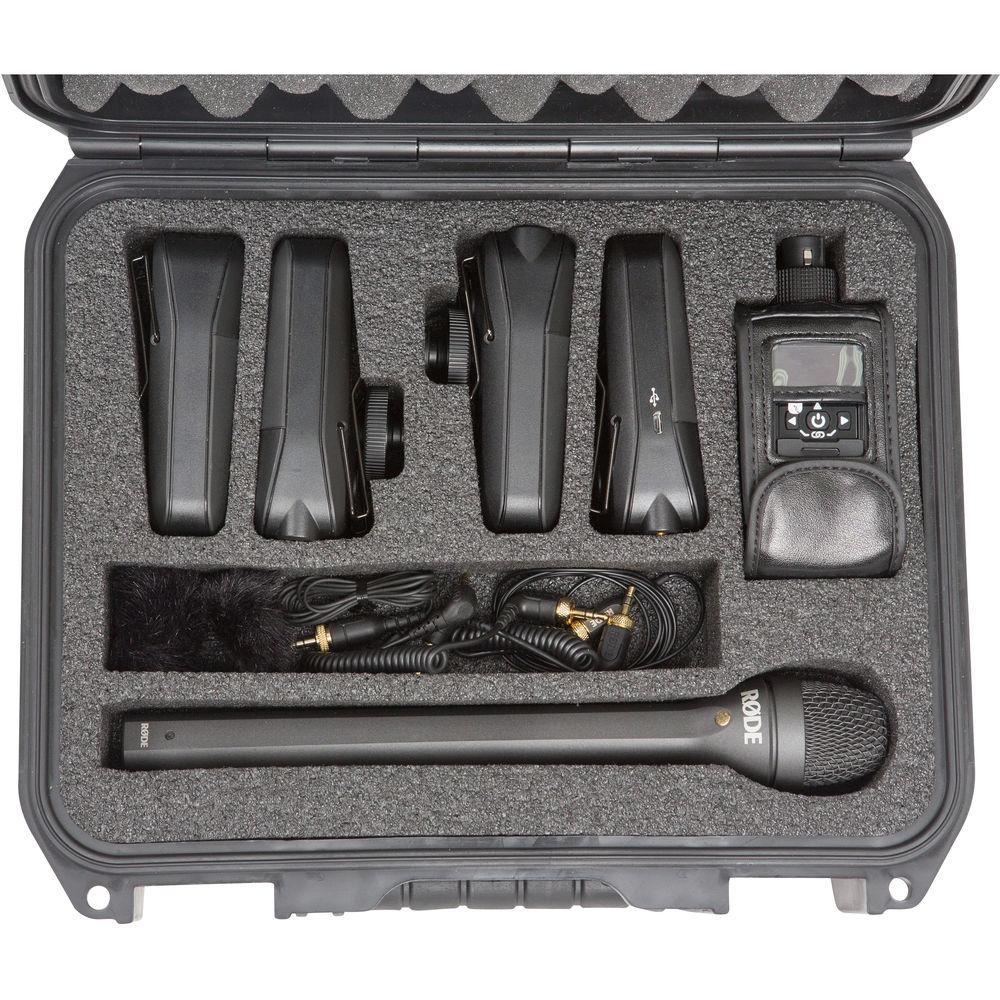 SKB iSeries 3i-1209-4-BH3 Waterproof Case for Rode Newsshooter Wireless Mic System