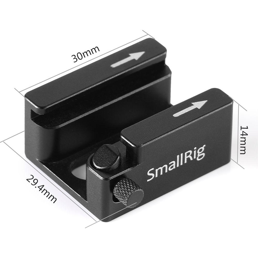 SmallRig Cold Shoe Mount Adapter with Anti-Off Button 2260