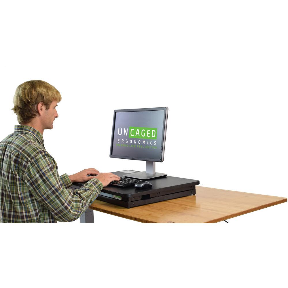 Uncaged Ergonomics Changedesk Mini Black Standing Desk