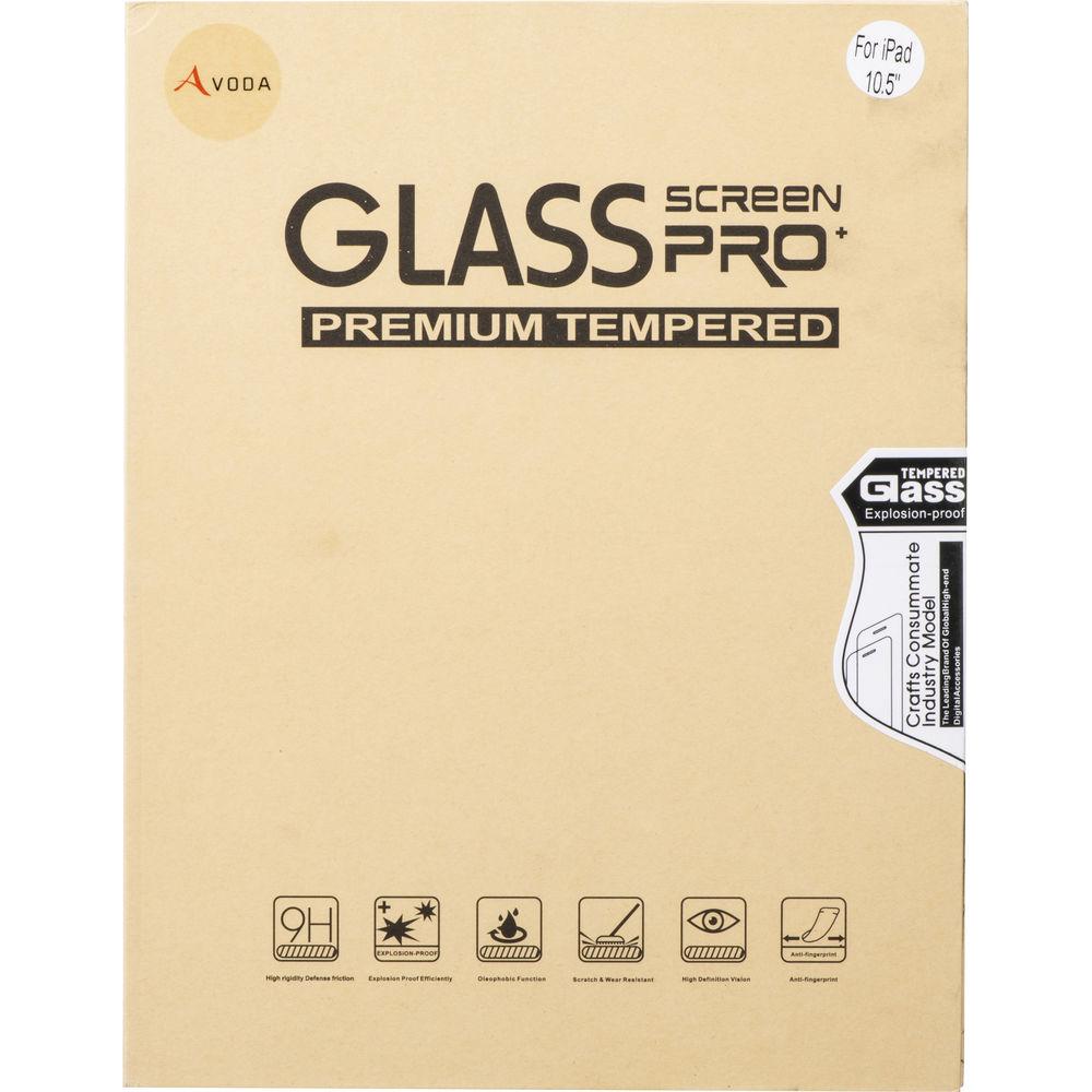 AVODA Clear Tempered Glass Screen Protector for 10.5" iPad Pro