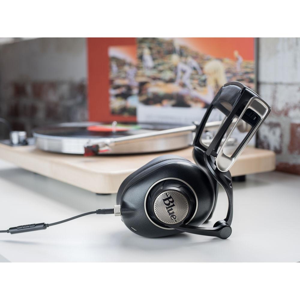 Blue Sadie Headphones with Built-In Amp
