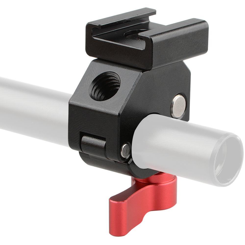 CAMVATE 15mm Quick Release Rod Clamp with Cold Shoe