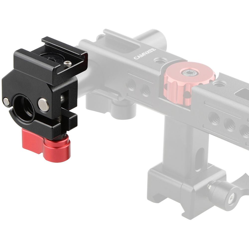 CAMVATE 15mm Quick Release Rod Clamp with Cold Shoe