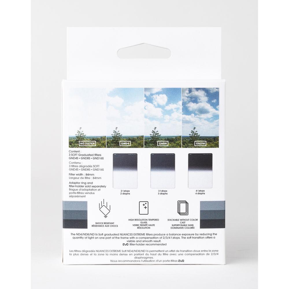 Cokin NUANCES Extreme P Series Soft-Edge Graduated Neutral Density Filter Kit