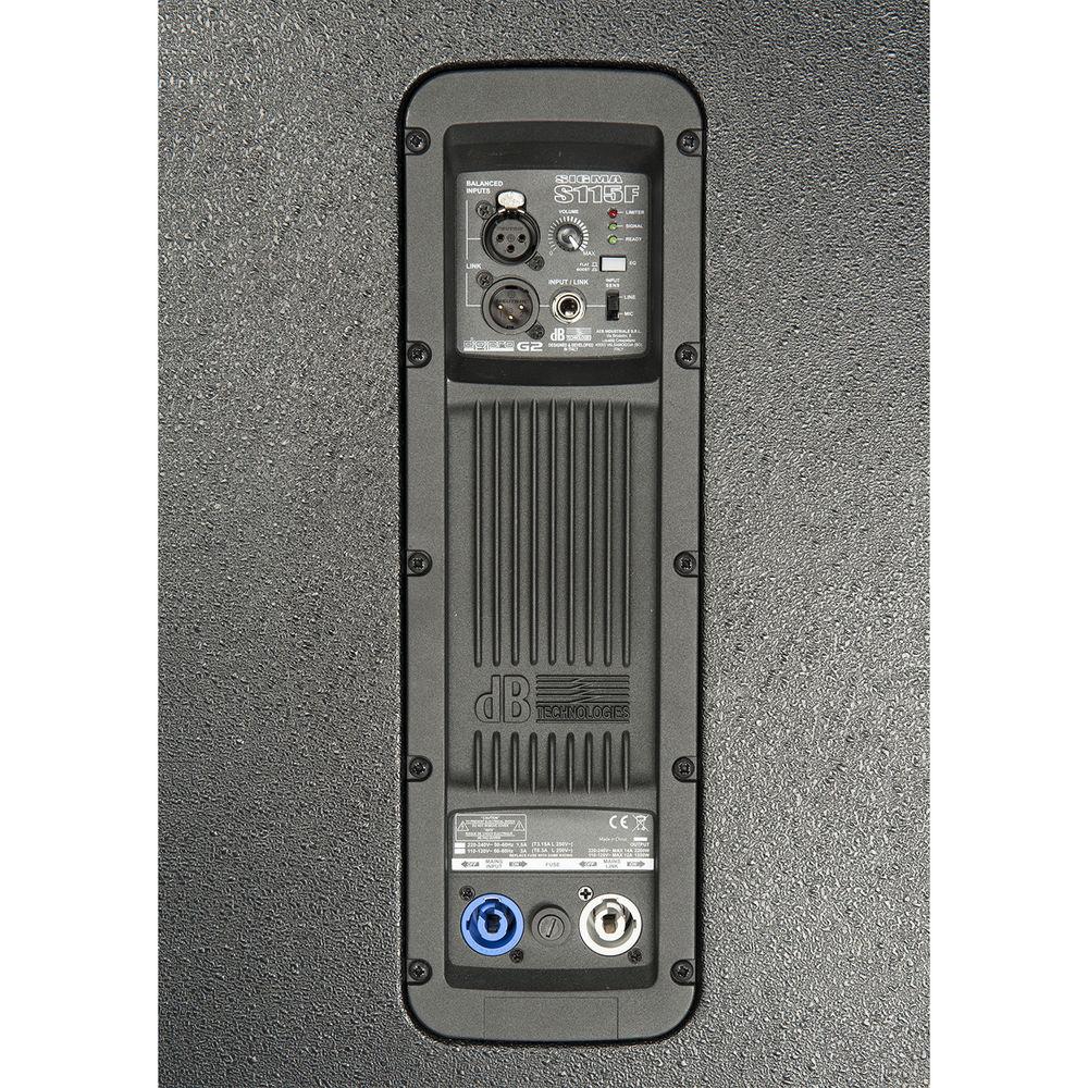 dB Technologies Sigma S115F 2-Way 1000W 15" Flyable Active Speaker
