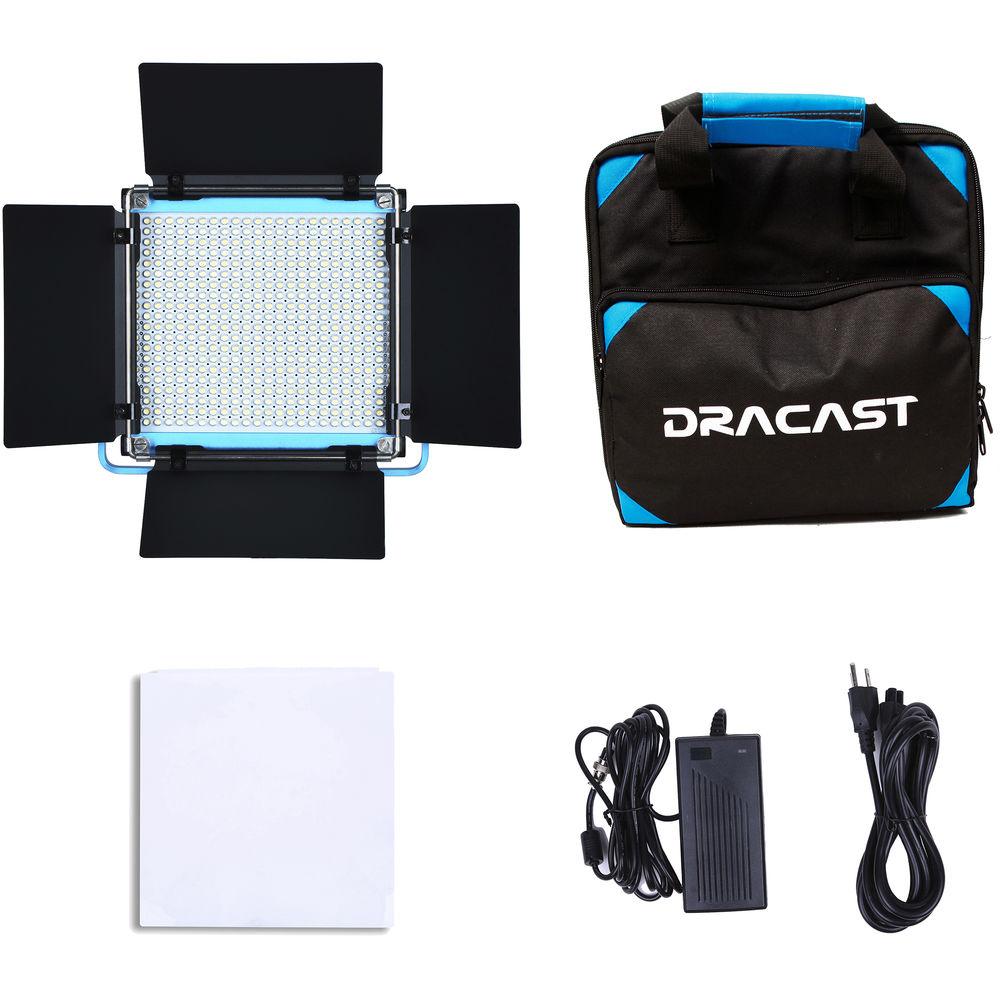 Dracast S-Series LED500 Plus Bi-Color LED 2-Light Kit with NP-F Battery Plates