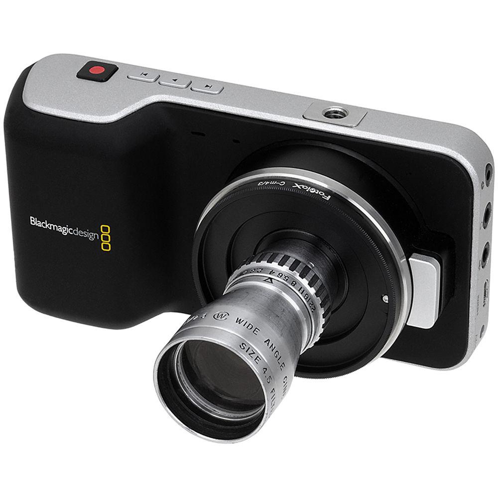 FotodioX Pro Lens Mount Adapter D-Mount Cine Lens to C-Mount Cine CCTV Camera Body