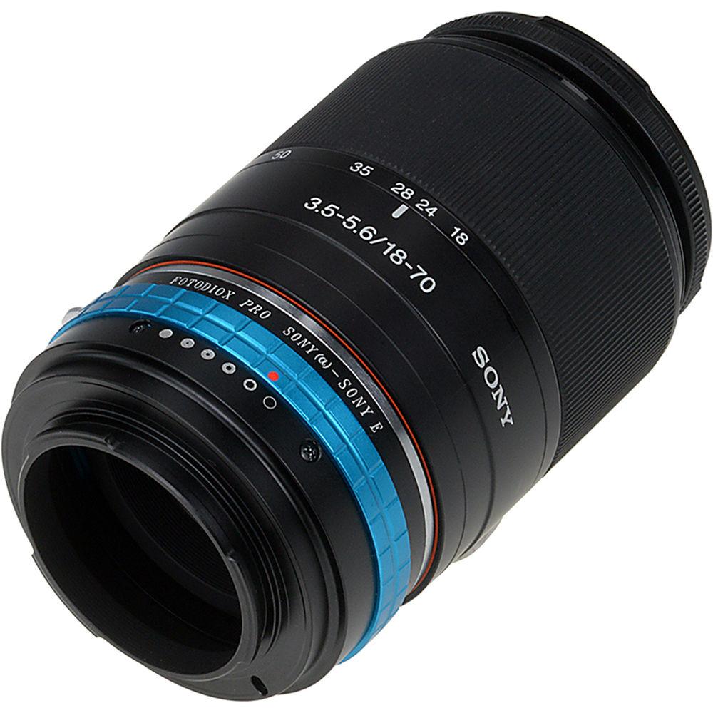 FotodioX Pro Mount Adapter for Sony A-Mount Lens to Sony E-Mount Camera