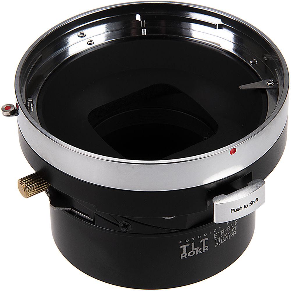 FotodioX Pro Tilt and Shift ROKR Lens Mount Adapter for Bronica ETR Lenses to Sony Alpha E-Mount Camera