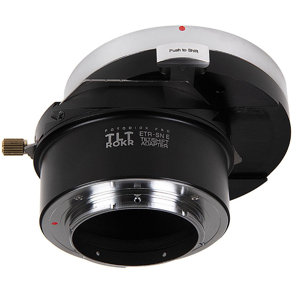 FotodioX Pro Tilt and Shift ROKR Lens Mount Adapter for Bronica ETR Lenses to Sony Alpha E-Mount Camera