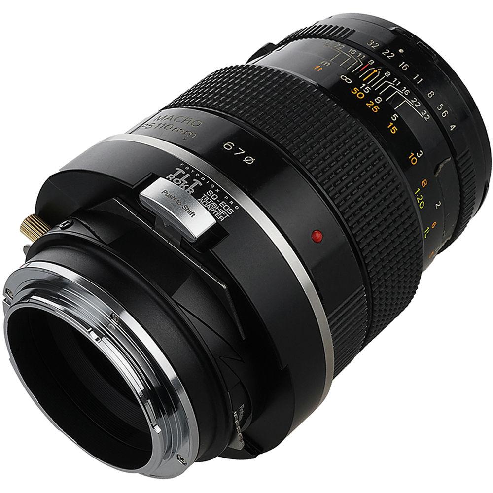 FotodioX Pro TLT ROKR Tilt Shift Lens Mount Adapter for Bronica SQ Lens to Canon EOS Camera
