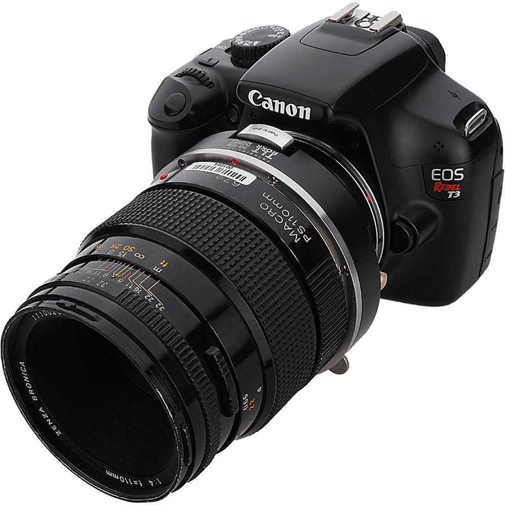FotodioX Pro TLT ROKR Tilt Shift Lens Mount Adapter for Bronica SQ Lens to Canon EOS Camera