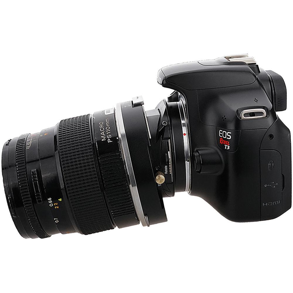FotodioX Pro TLT ROKR Tilt Shift Lens Mount Adapter for Bronica SQ Lens to Canon EOS Camera