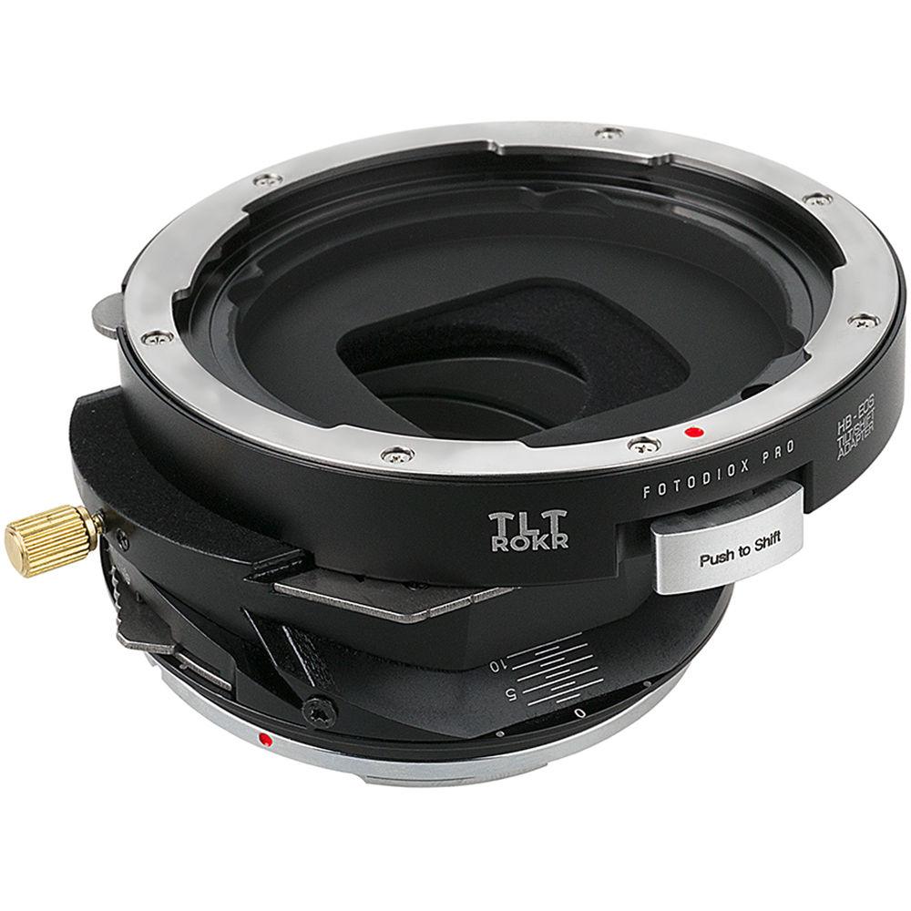 FotodioX Pro TLT ROKR Tilt-Shift Lens Mount Adapter with Generation v10 Focus Confirmation Chip for Hasselblad V-Mount Lens to Canon EF or EF-S-Mount Camera