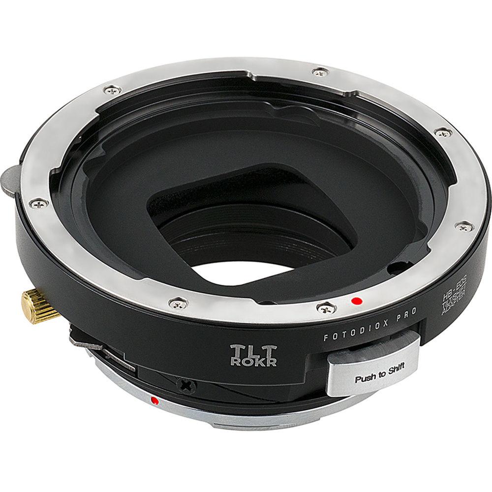 FotodioX Pro TLT ROKR Tilt-Shift Lens Mount Adapter with Generation v10 Focus Confirmation Chip for Hasselblad V-Mount Lens to Canon EF or EF-S-Mount Camera