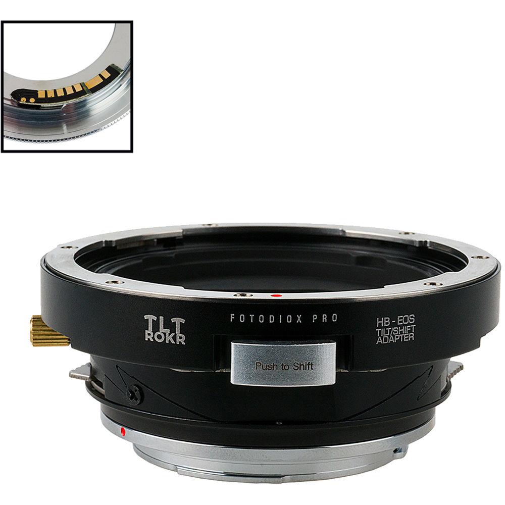 FotodioX Pro TLT ROKR Tilt-Shift Lens Mount Adapter with Generation v10 Focus Confirmation Chip for Hasselblad V-Mount Lens to Canon EF or EF-S-Mount Camera