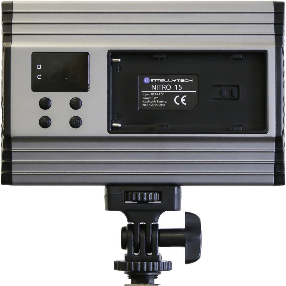 Intellytech Nitro 15 Bi-Color On-Camera LED Panel Light