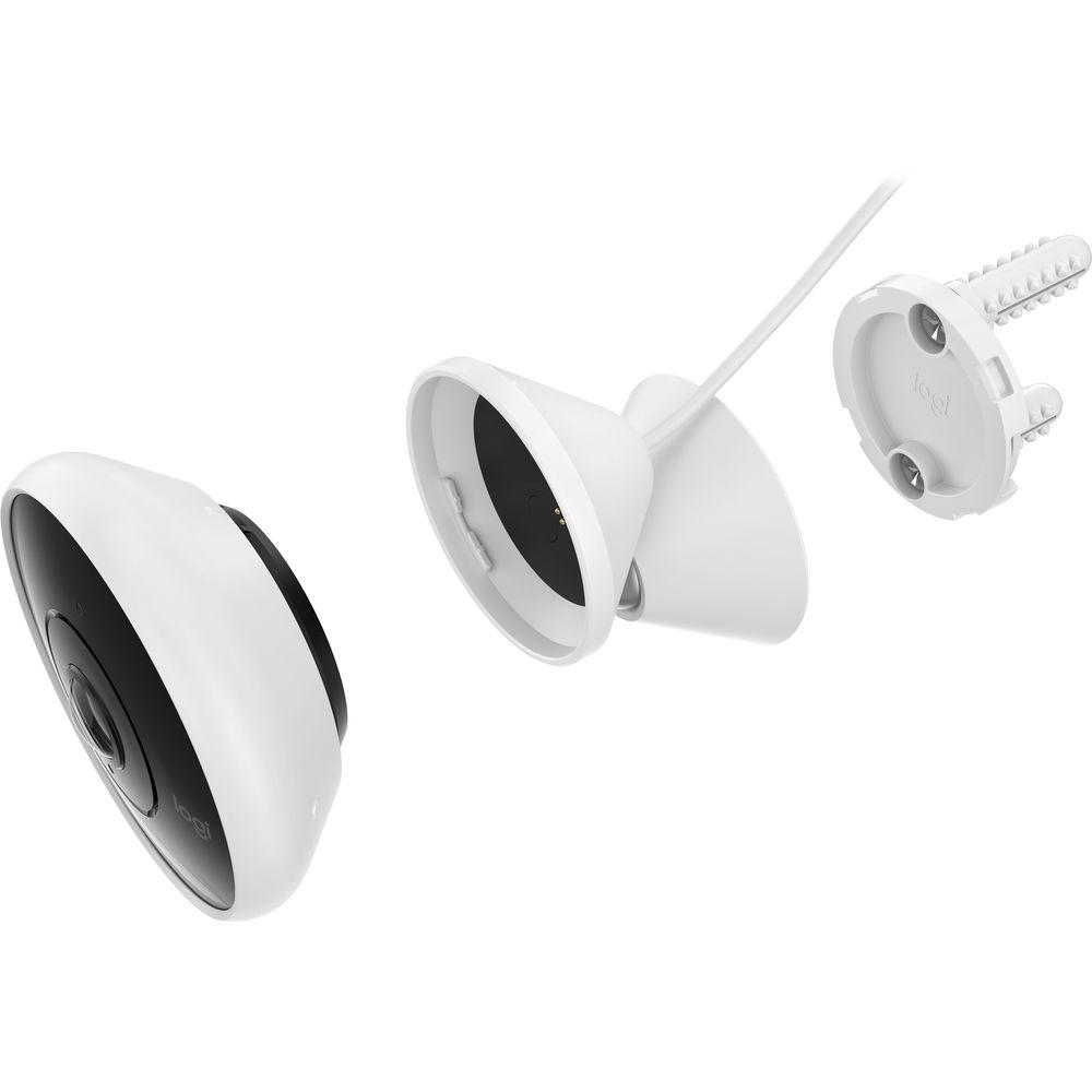 Logitech Circle 2 Wired 2MP Wi-Fi Network Camera with Night Vision