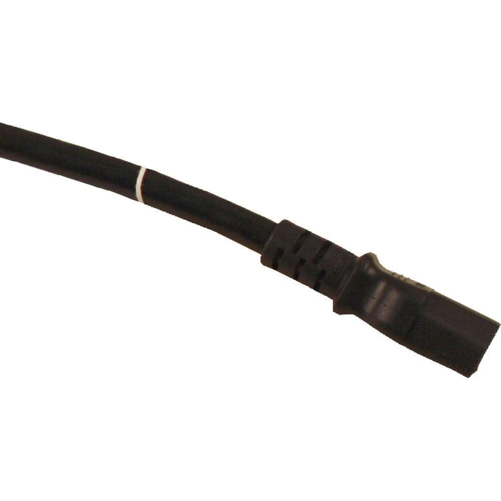 Lowell Manufacturing IEC Power Cord ,Flat Conductors for Satellite Cable - 12"