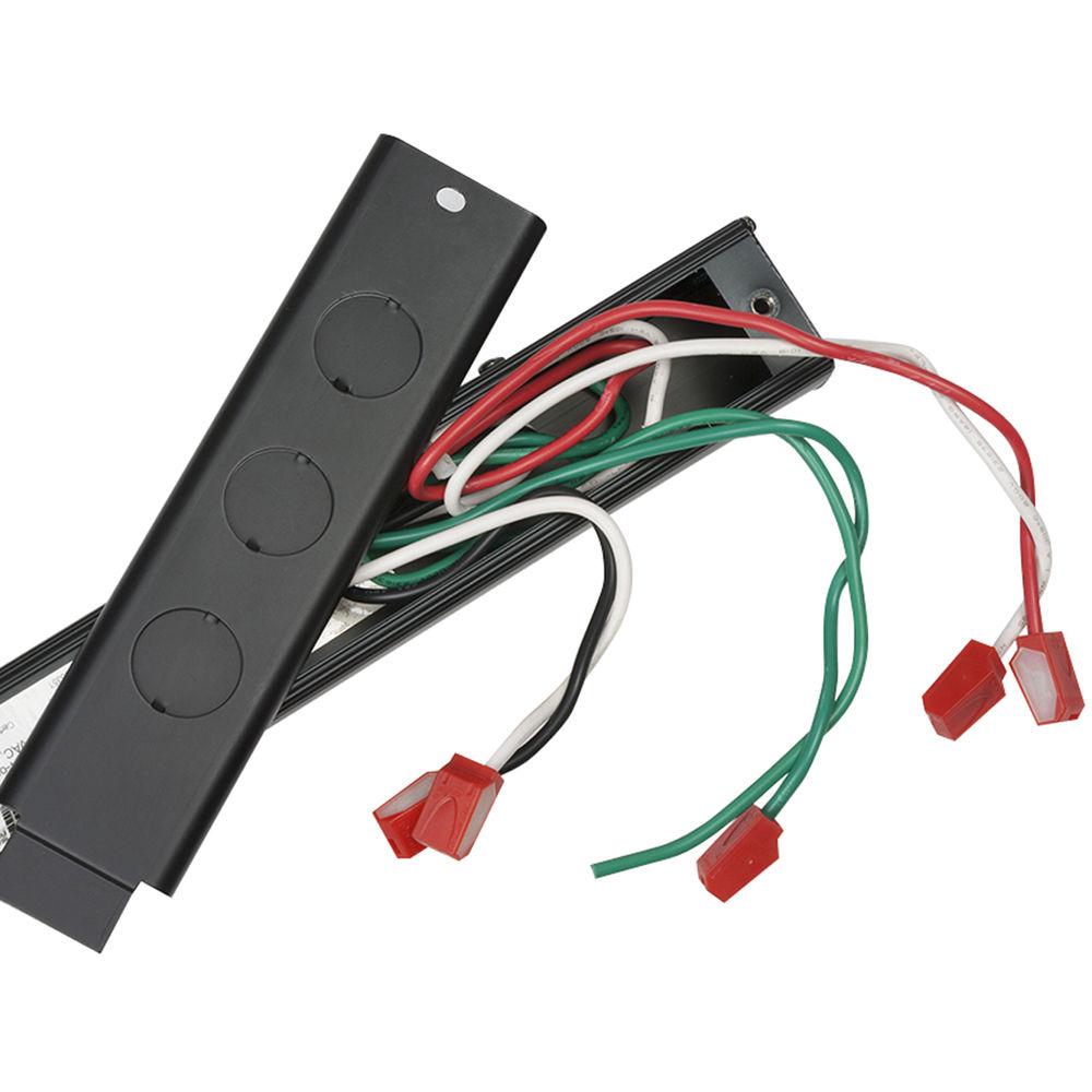 Lowell Manufacturing Power Strip-15A, 2-Circuits 24 Outlets, Pigtails, 70" Long