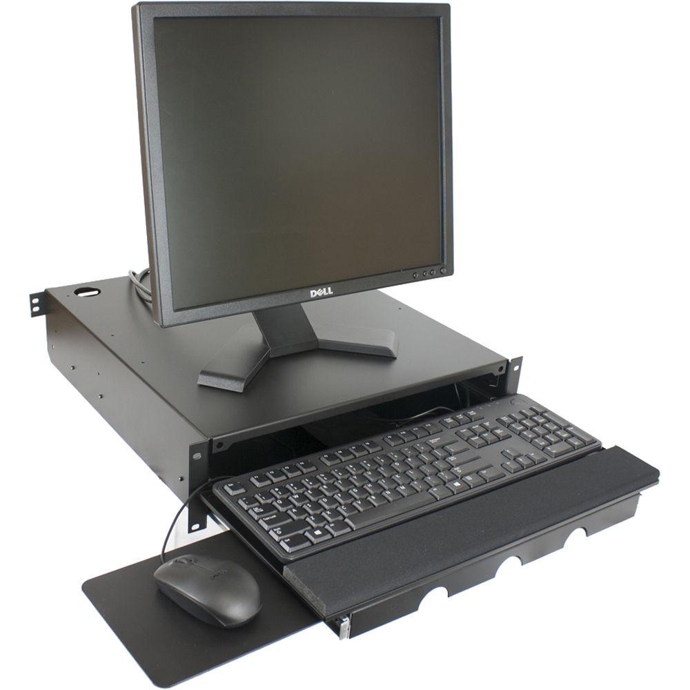 Lowell Manufacturing Reinforced Drawer Shelf for Monitor & Keyboard
