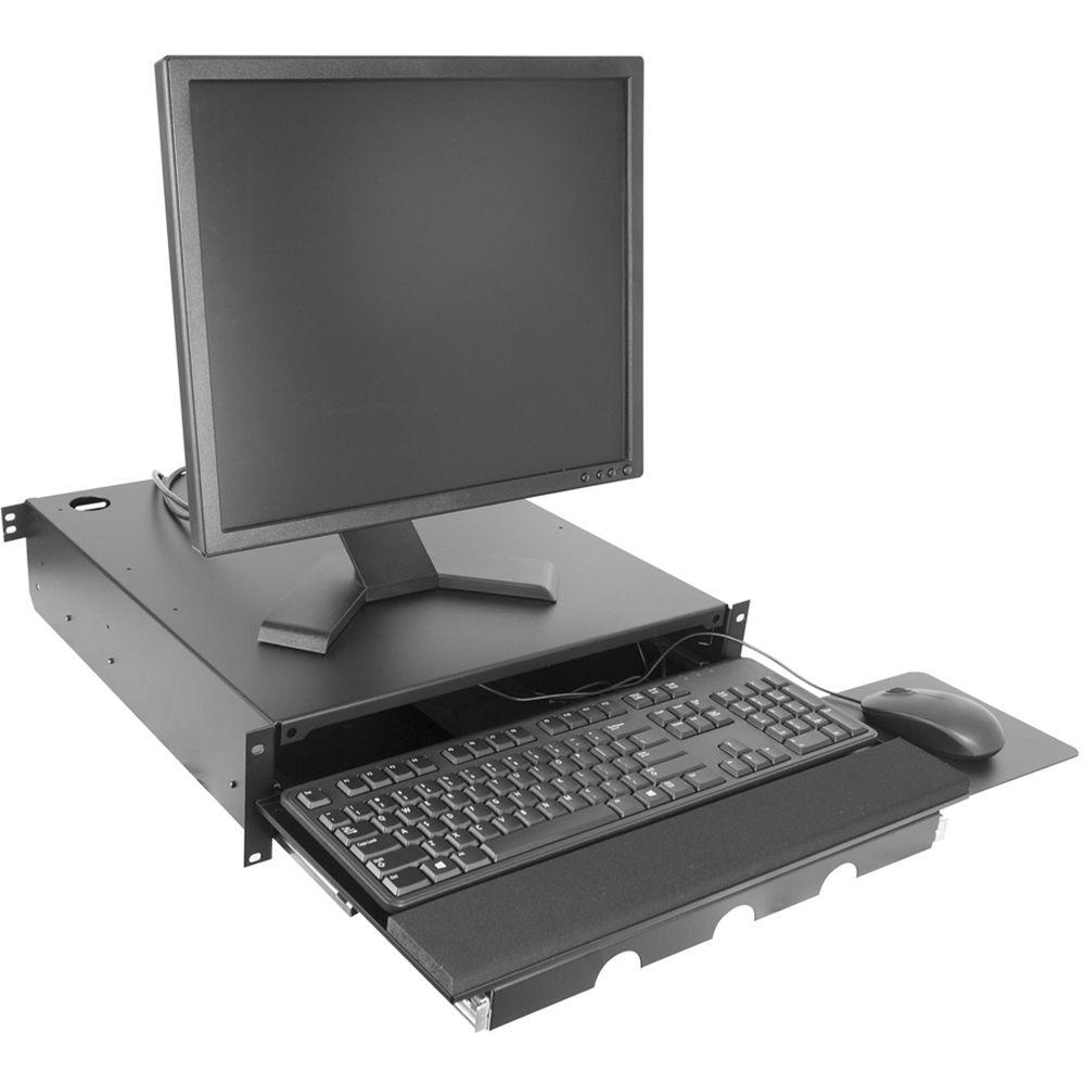 Lowell Manufacturing Reinforced Drawer Shelf for Monitor & Keyboard
