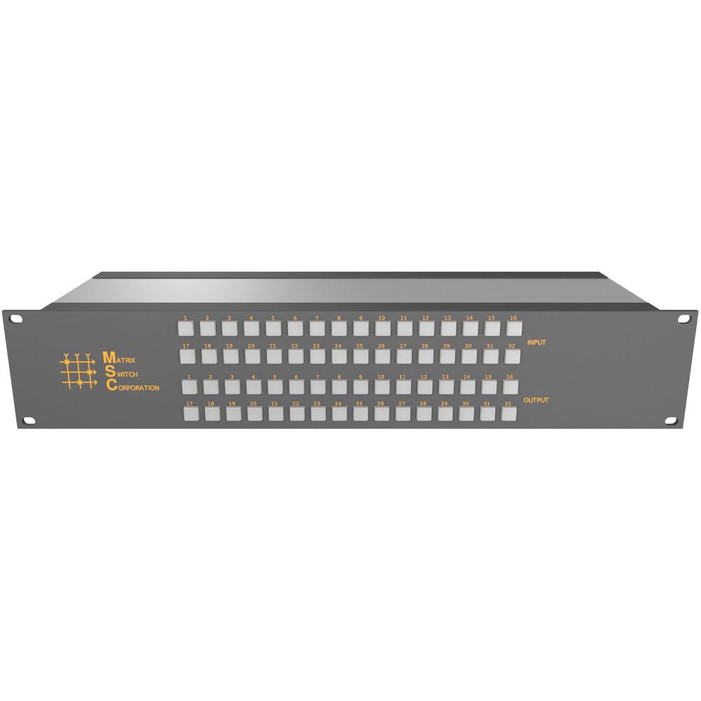 Matrix Switch 8 x 32 3G-SDI Video Router with Status Panel