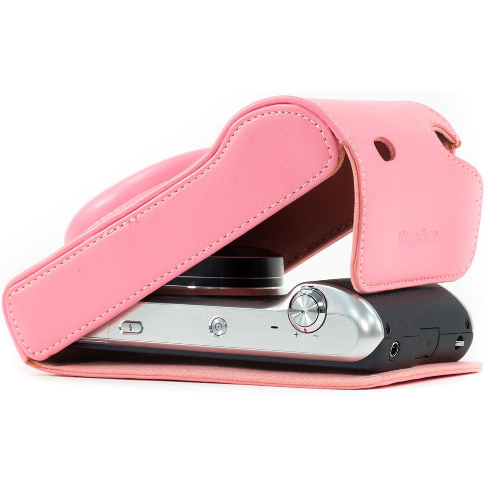 MegaGear Ever Ready PU Leather Camera Case with Strap for Samsung Galaxy Camera GC200, EK-GC110, or EK-GC100