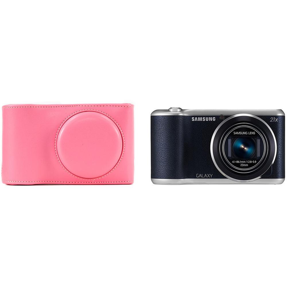 MegaGear Ever Ready PU Leather Camera Case with Strap for Samsung Galaxy Camera GC200, EK-GC110, or EK-GC100