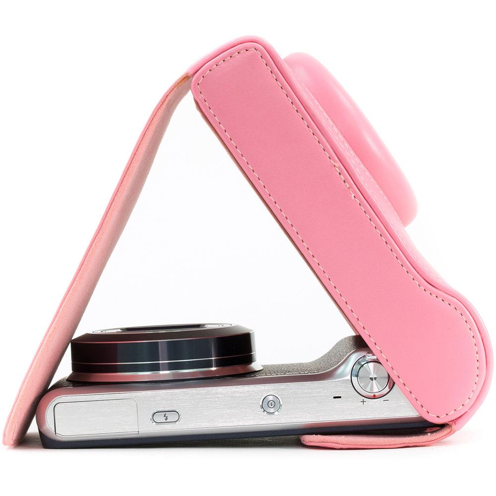 MegaGear Ever Ready PU Leather Camera Case with Strap for Samsung Galaxy Camera GC200, EK-GC110, or EK-GC100