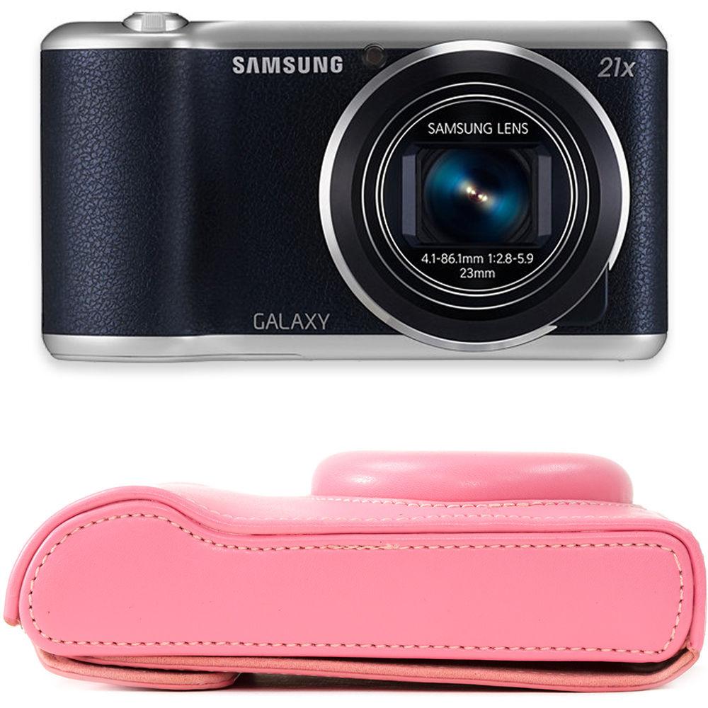 MegaGear Ever Ready PU Leather Camera Case with Strap for Samsung Galaxy Camera GC200, EK-GC110, or EK-GC100