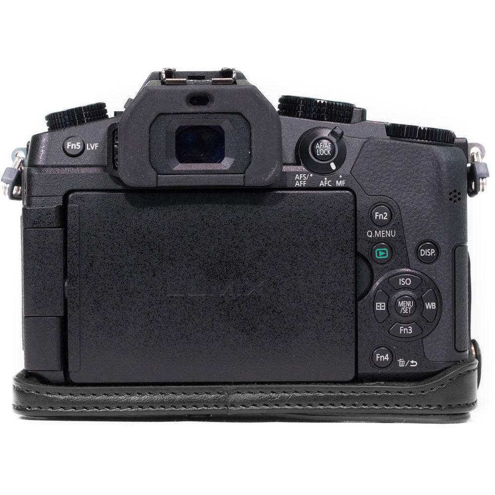MegaGear Ever Ready PU Leather Case and Strap for Panasonic Lumix DMC-G85 or G8 with 12-60mm Lens