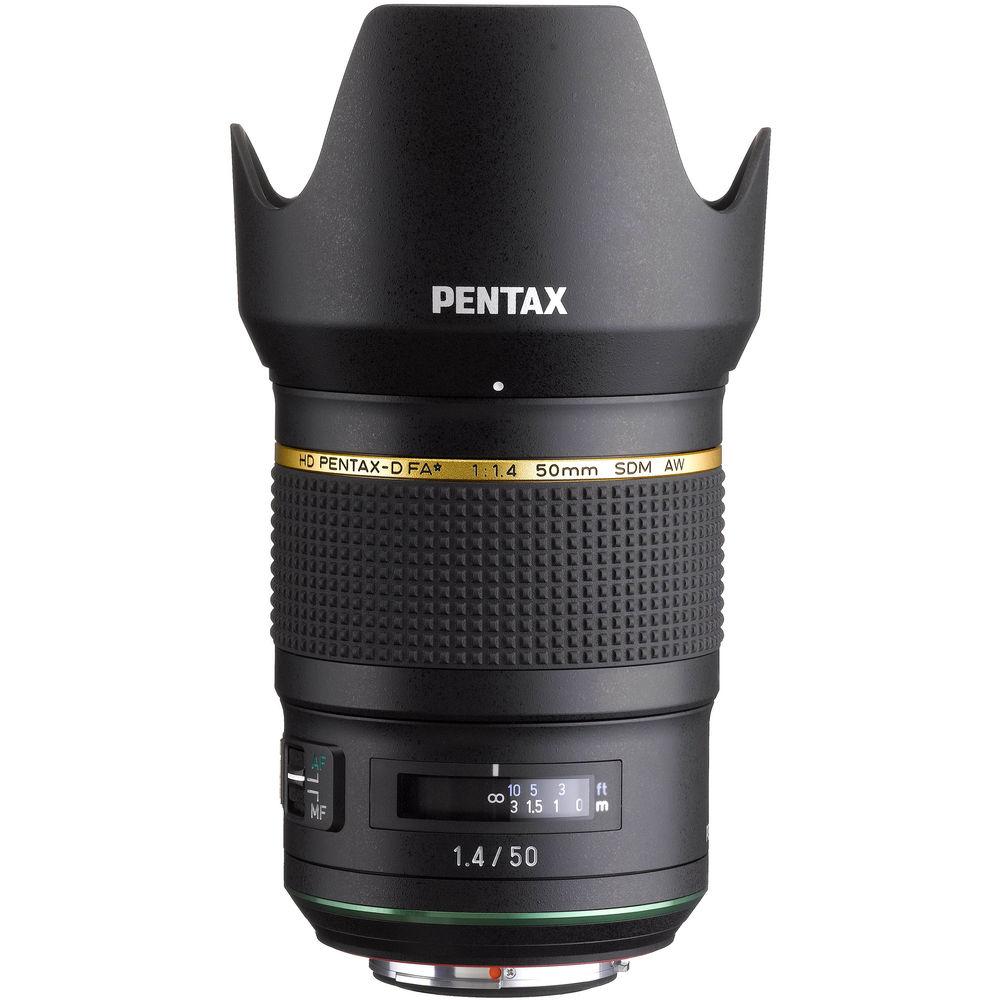 Pentax HD FA 50mm f 1.4 SDM AW Lens