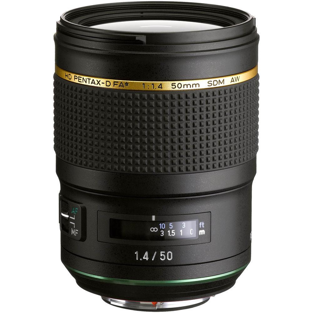Pentax HD FA 50mm f 1.4 SDM AW Lens