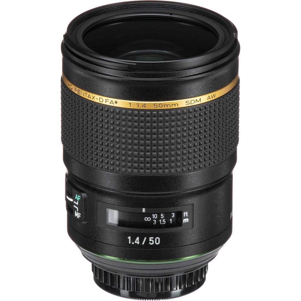 Pentax HD FA 50mm f 1.4 SDM AW Lens