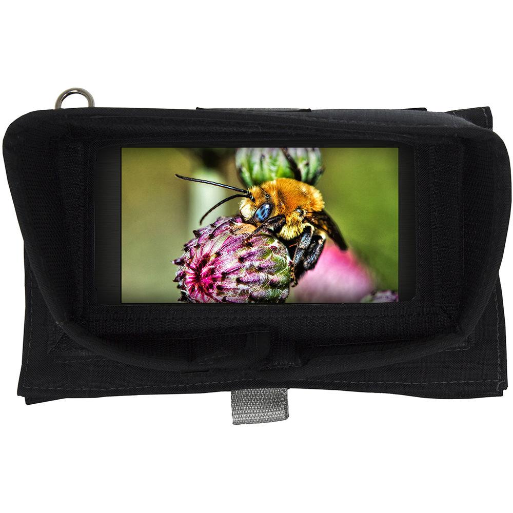 Porta Brace Custom-Fit Case and Sunshade for TVLogic VFM-055A Monitor
