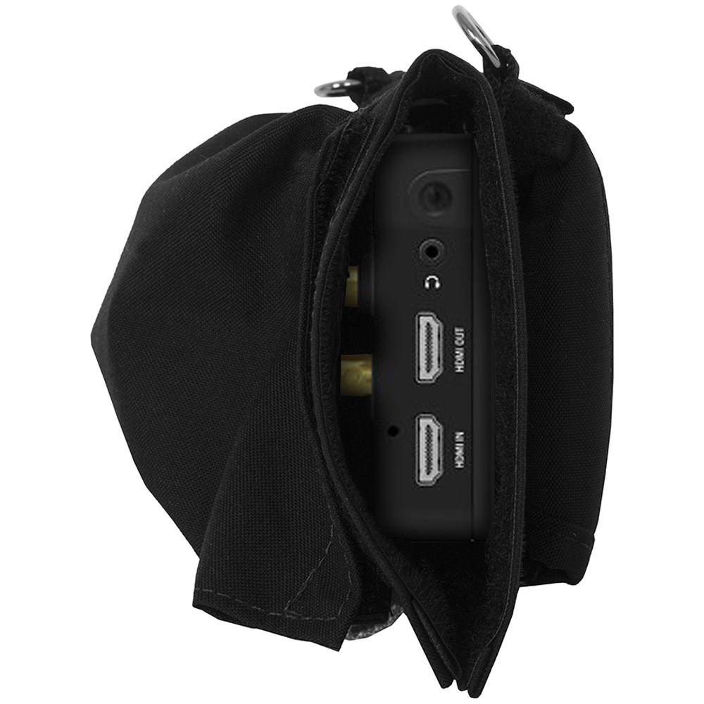 Porta Brace Custom-Fit Case and Sunshade for TVLogic VFM-055A Monitor