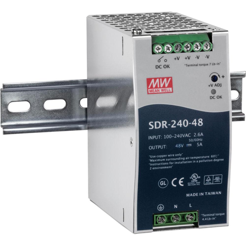 TRENDnet 240W Single Output Industrial DIN-Rail Power Supply