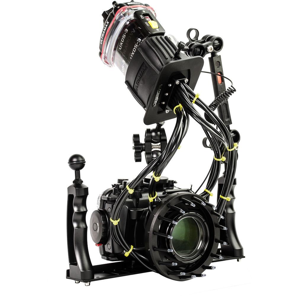 ULTRAMAX Fiber-Optic Ring Flash Head Kit for UXDS-3 Strobe and Fantasea FP7100 FG16 FG7X Housings