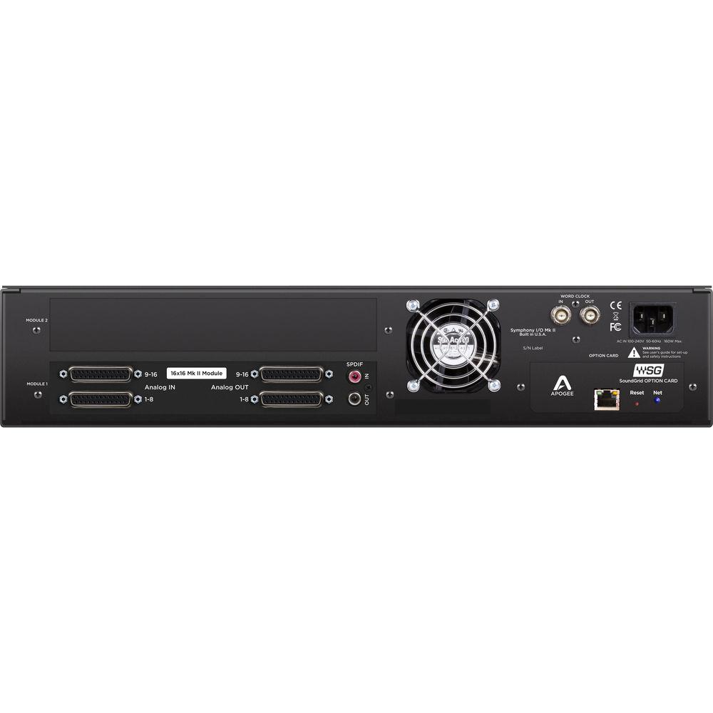 Apogee Electronics Symphony I O Mk II SoundGrid Chassis with 16x16 Analog I O