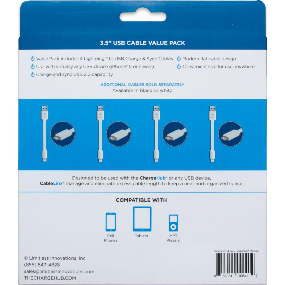 ChargeHub CableLinx Lightning Male to USB 2.0 Type-A Male Charge and Sync Cable