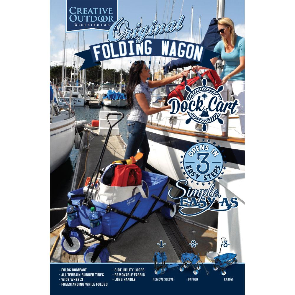 Creative Outdoor Distributor Big Wheel All-Terrain Cooler Wagon