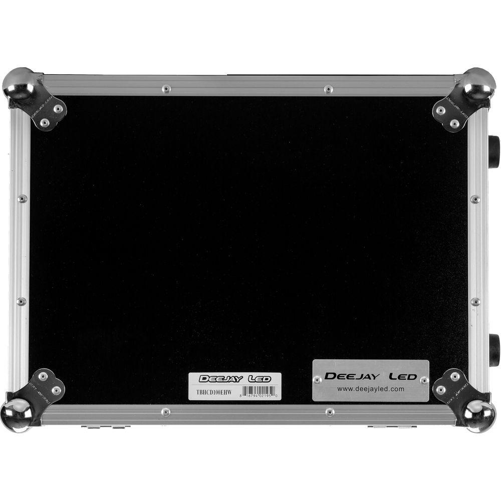 DeeJay LED Deluxe CD Case with Wheels for 100 Jewel Case CD