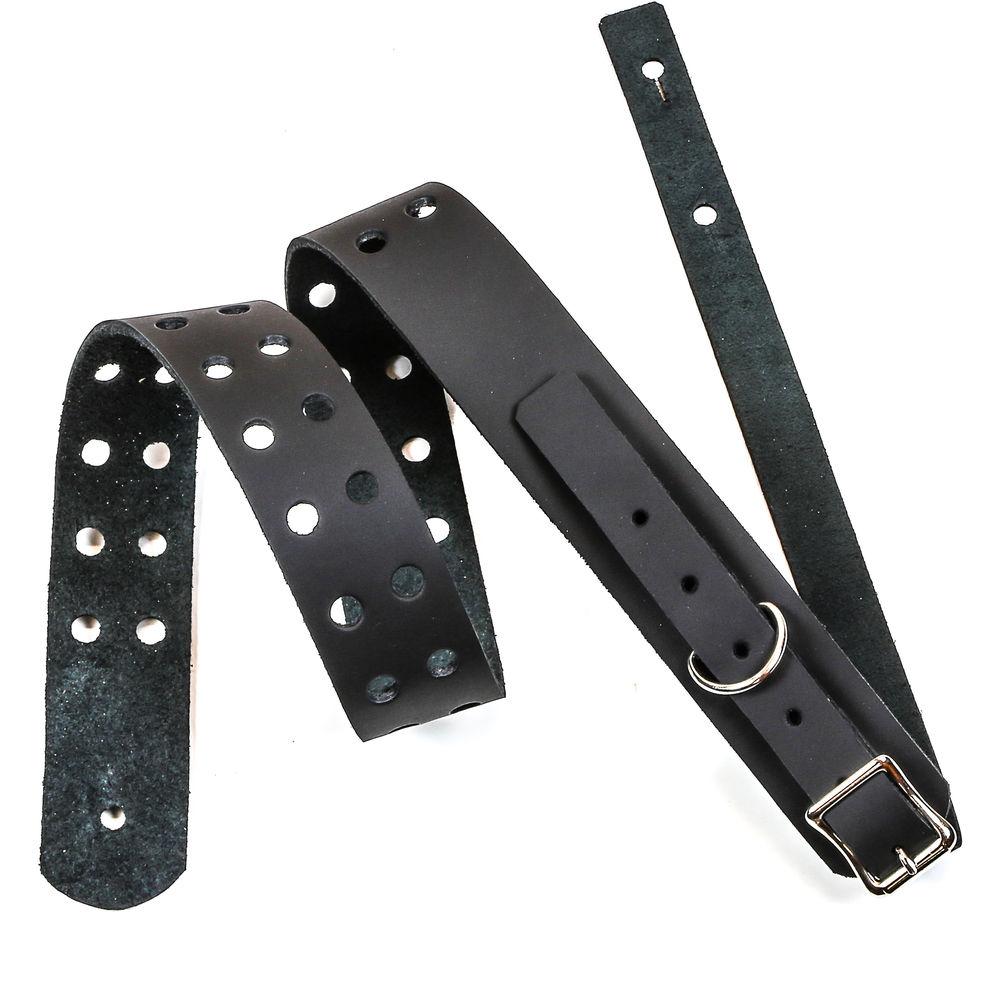 Funk Plus Double Hole Genuine Premium Leather Guitar Strap with Buckle
